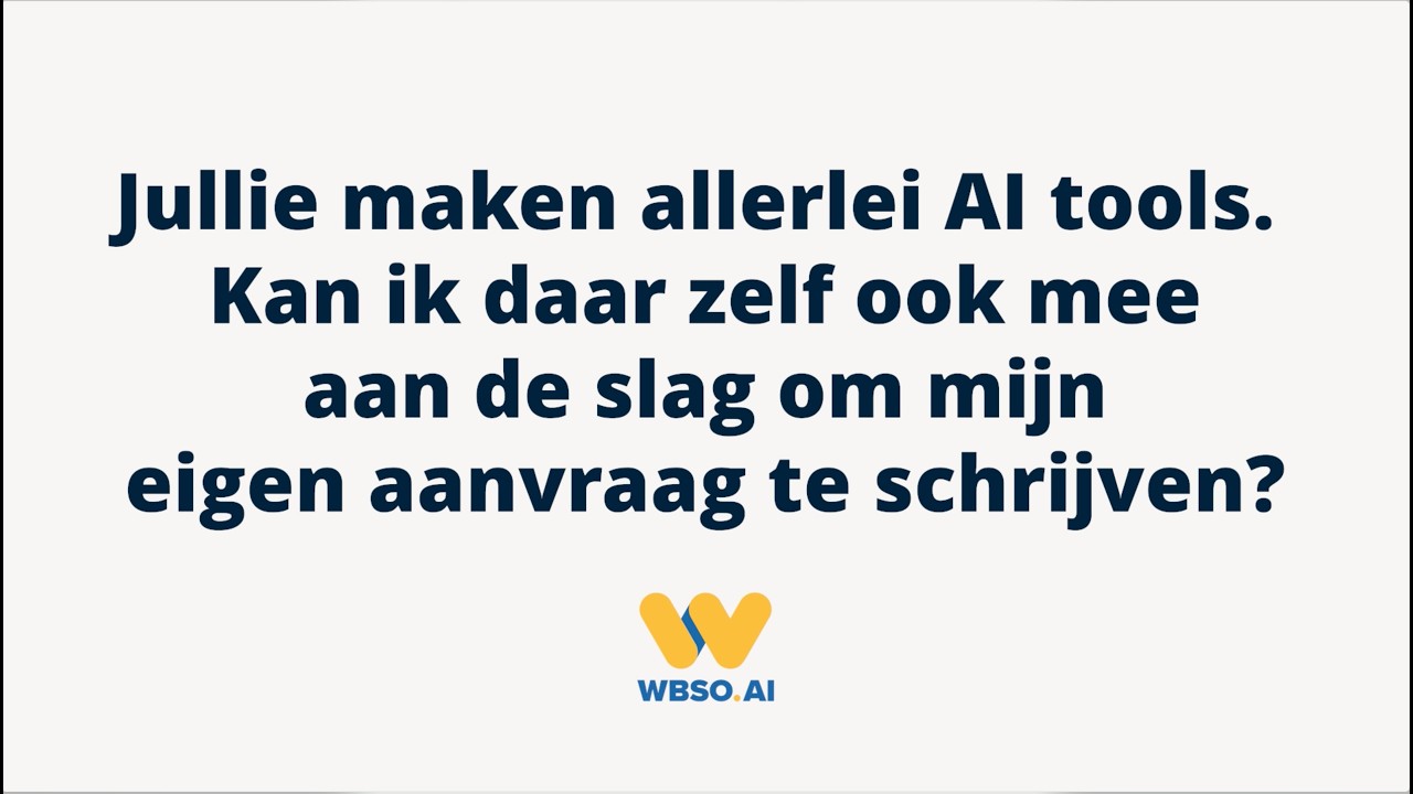 Het zal je verbazen wat wij met AI doen!